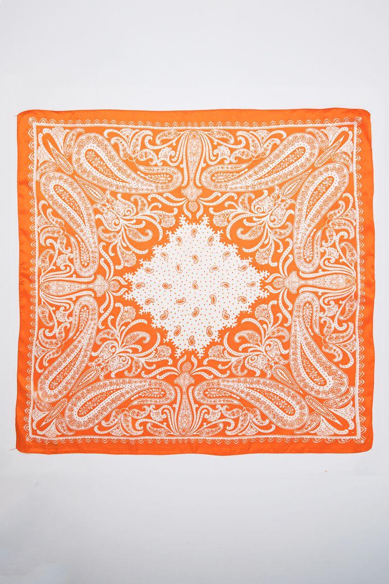 printed folar scarf