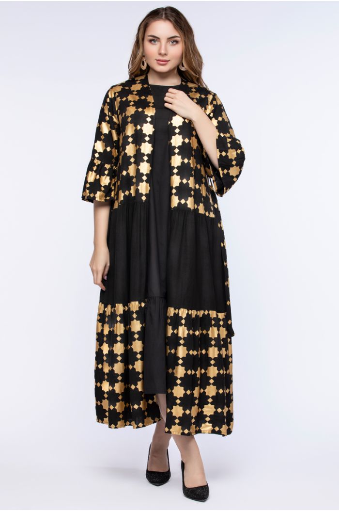 printed women abaya