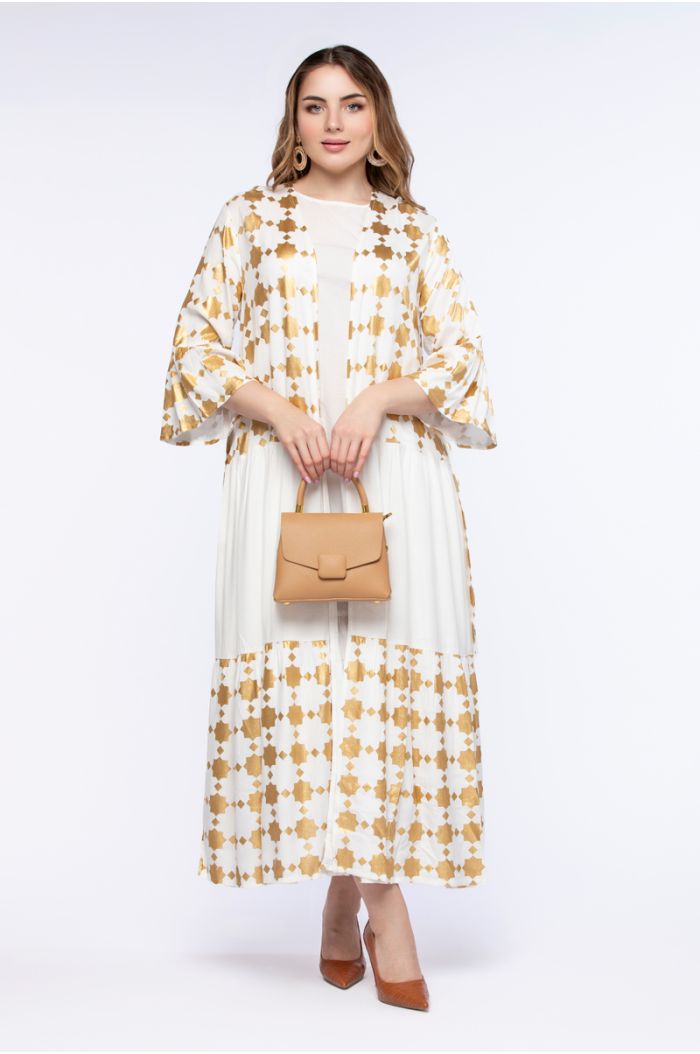 printed women abaya