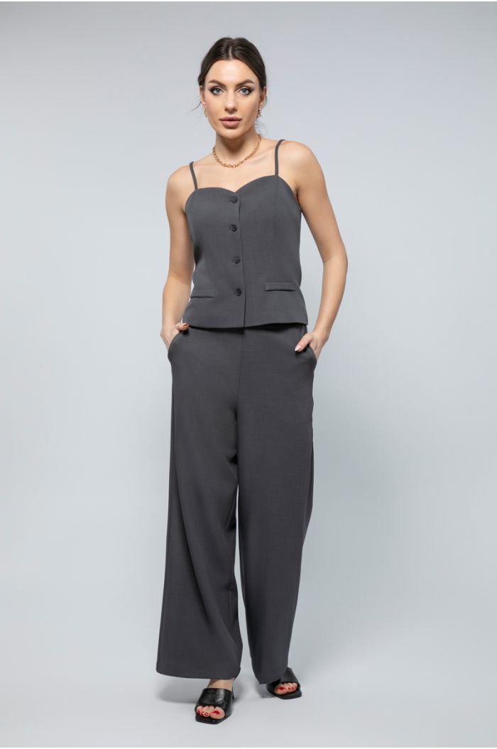Wide Leg Classic Pants - Effortless Elegance, All-Day Comfort