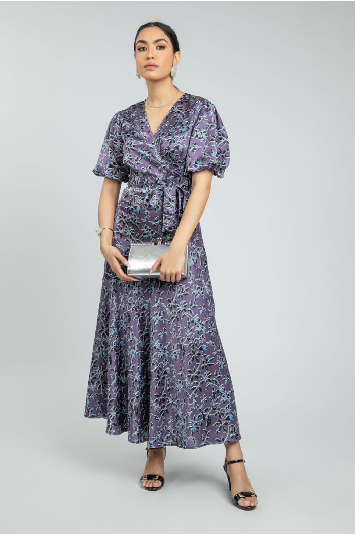 Women Stylish Printed Maxi Dress
